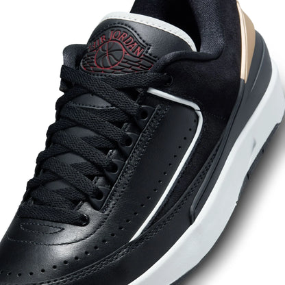 Women's  2 Retro Low - "Black/Varsity Red"