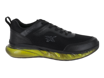 Tenis de Basquetbol MAKENA Negro y Amarillo Neón para Hombre