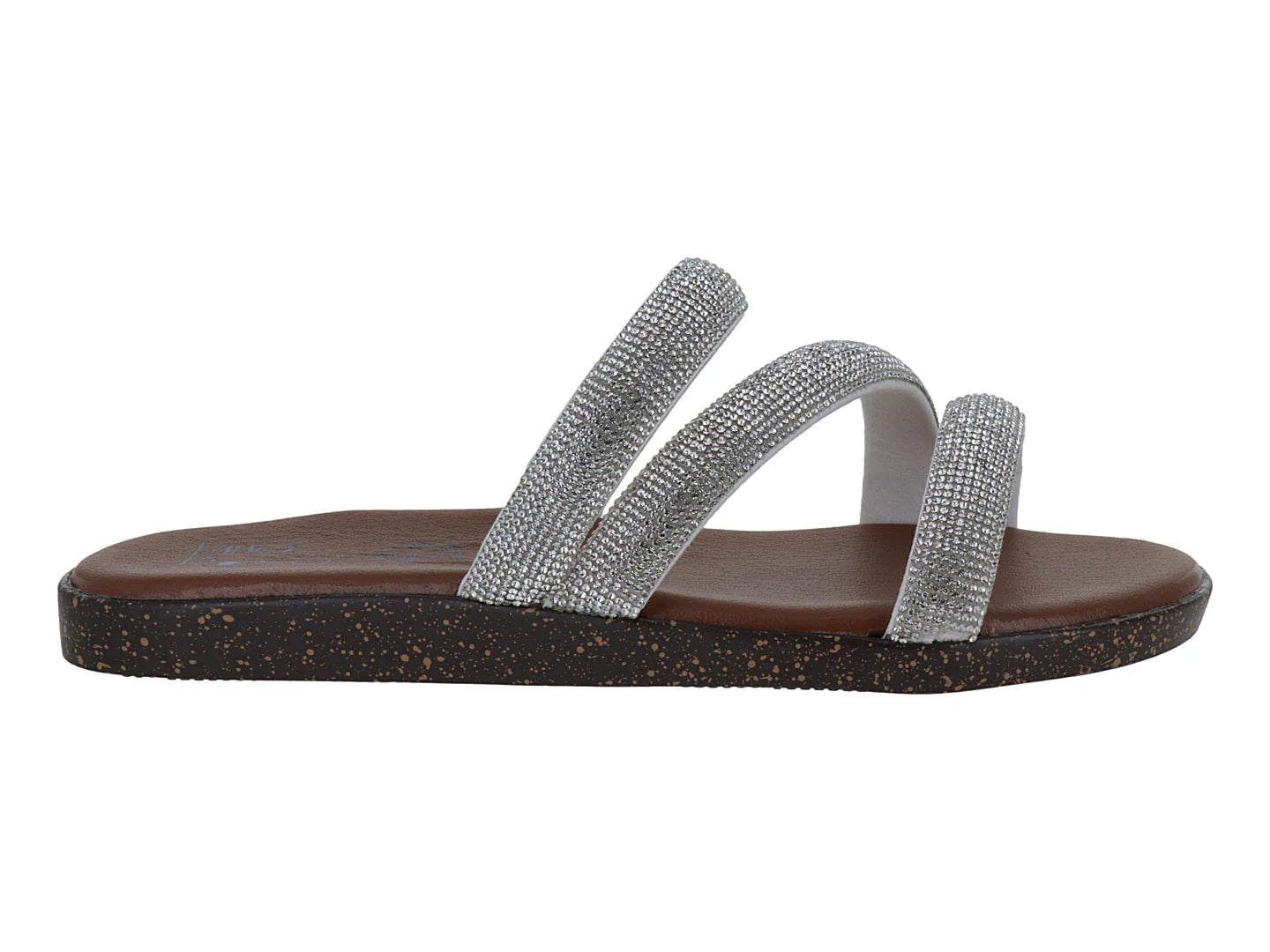 Sandalias Luna Rosa Plata para Mujer