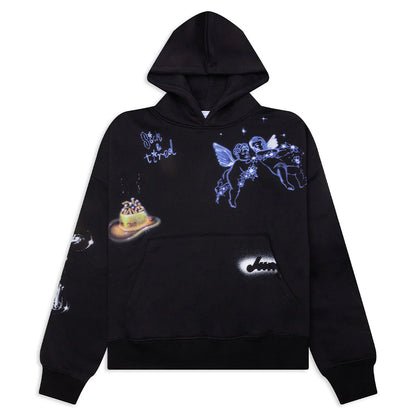 Test Print 2 Hoodie Black