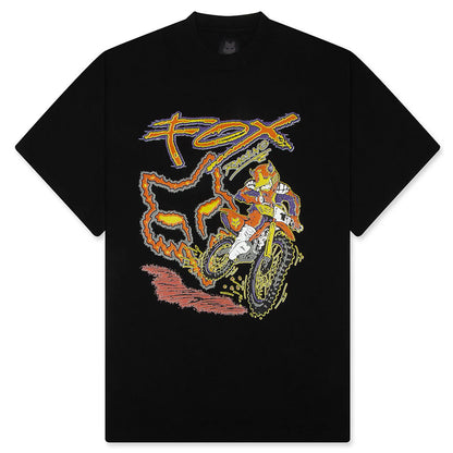 Fox LAB Racing T Shirt Black
