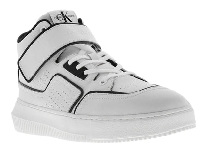 Tenis Calvin Klein Seamus 8 Blancos y Negros para Hombre
