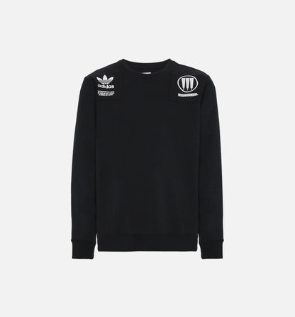 Neighborhood Commander Mens Sweater Black White