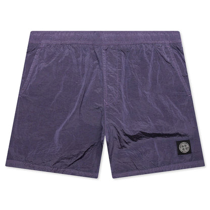 Nylon Metal Regular Fit Shorts Lavender