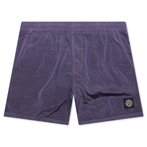 Nylon Metal Regular Fit Shorts Lavender