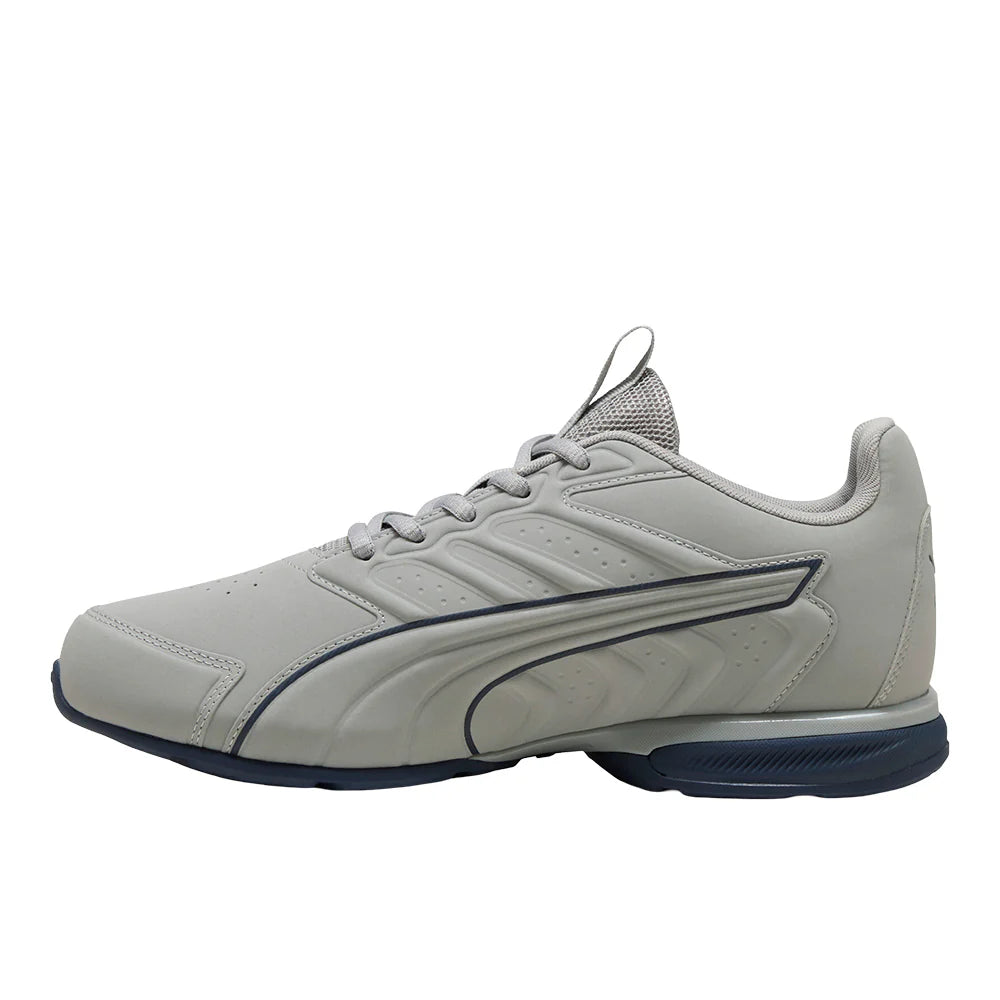 Electro Synthetic Leather Lace Up Sneakers