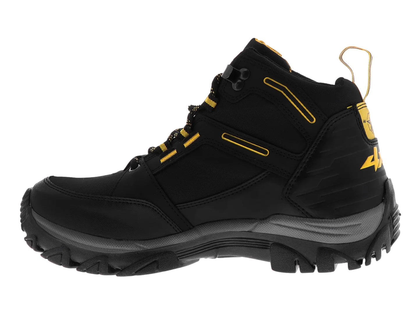 Botas 4X4 Negro con Amarillo para Hombre