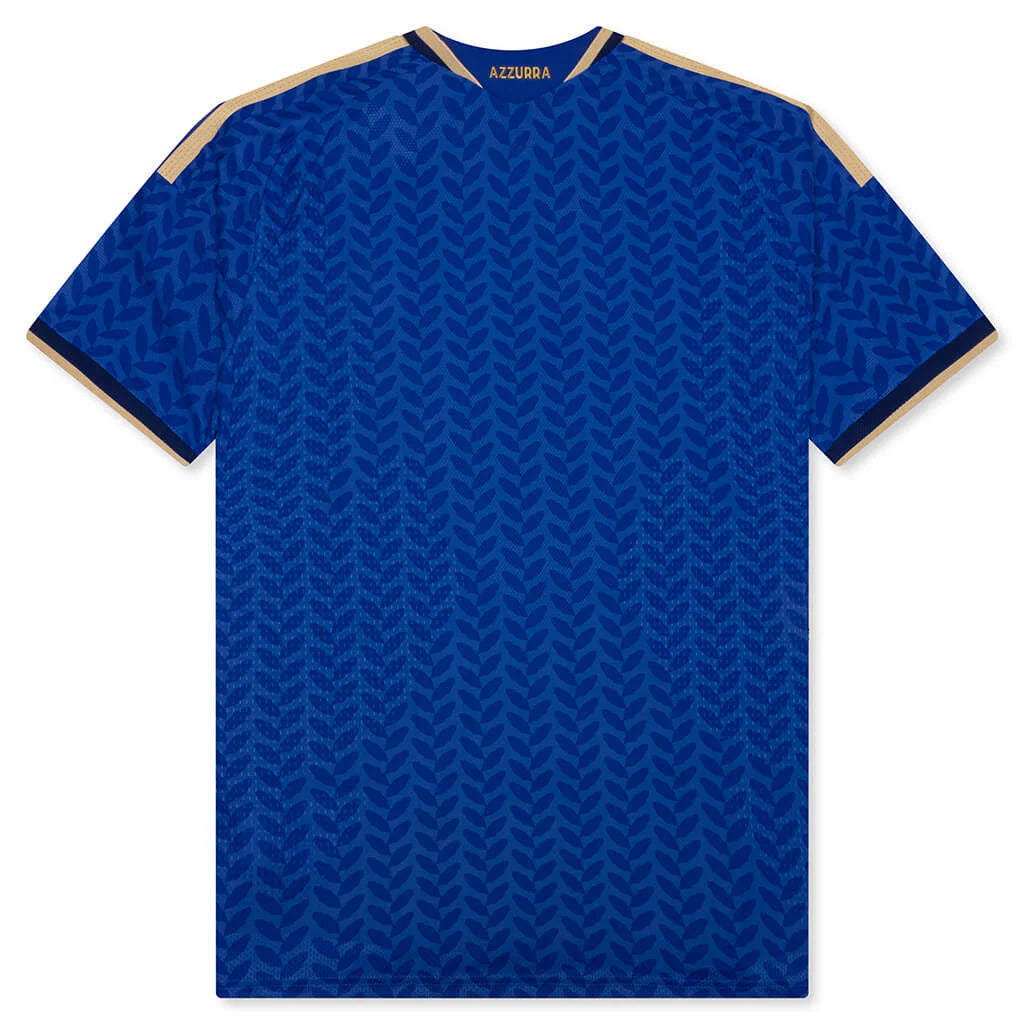 Italy 26 Home Authentic Jersey Blue