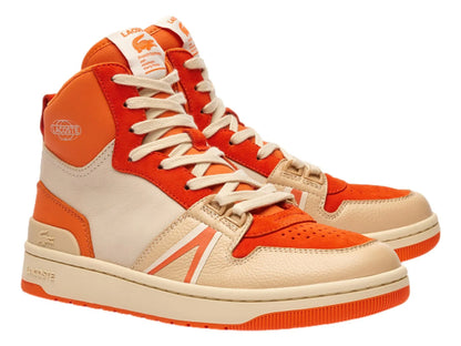 Tenis Lacoste L001 Mid Naranja para Mujer