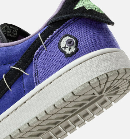 Air Jordan 1 Low OG Regency Purple and Dark Raisin Mens Lifestyle Shoe Regency Purple Vapor Green Black Dark Raisin Daybreak Light Silver