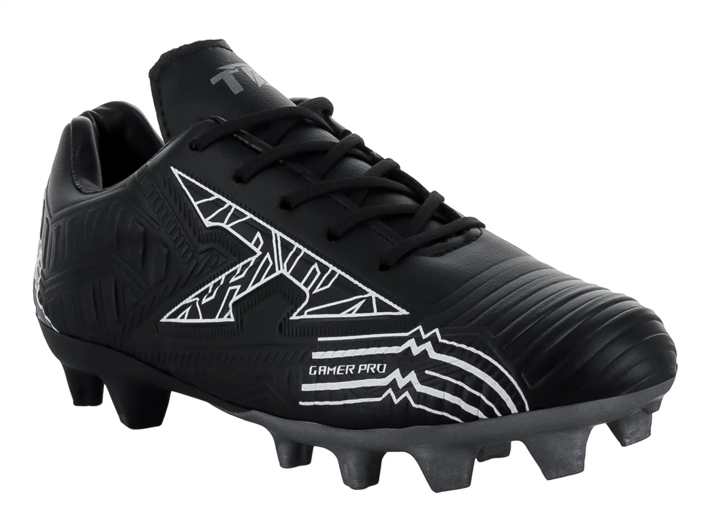 Tenis de Fútbol Leon Trucco FT90 01 Negro y Blanco para Niño