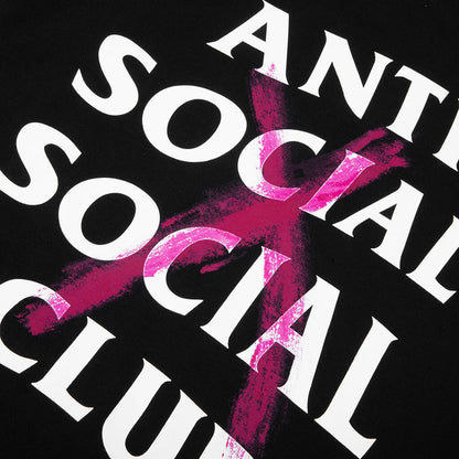 Cancelled Hand Painted Hoodie Black