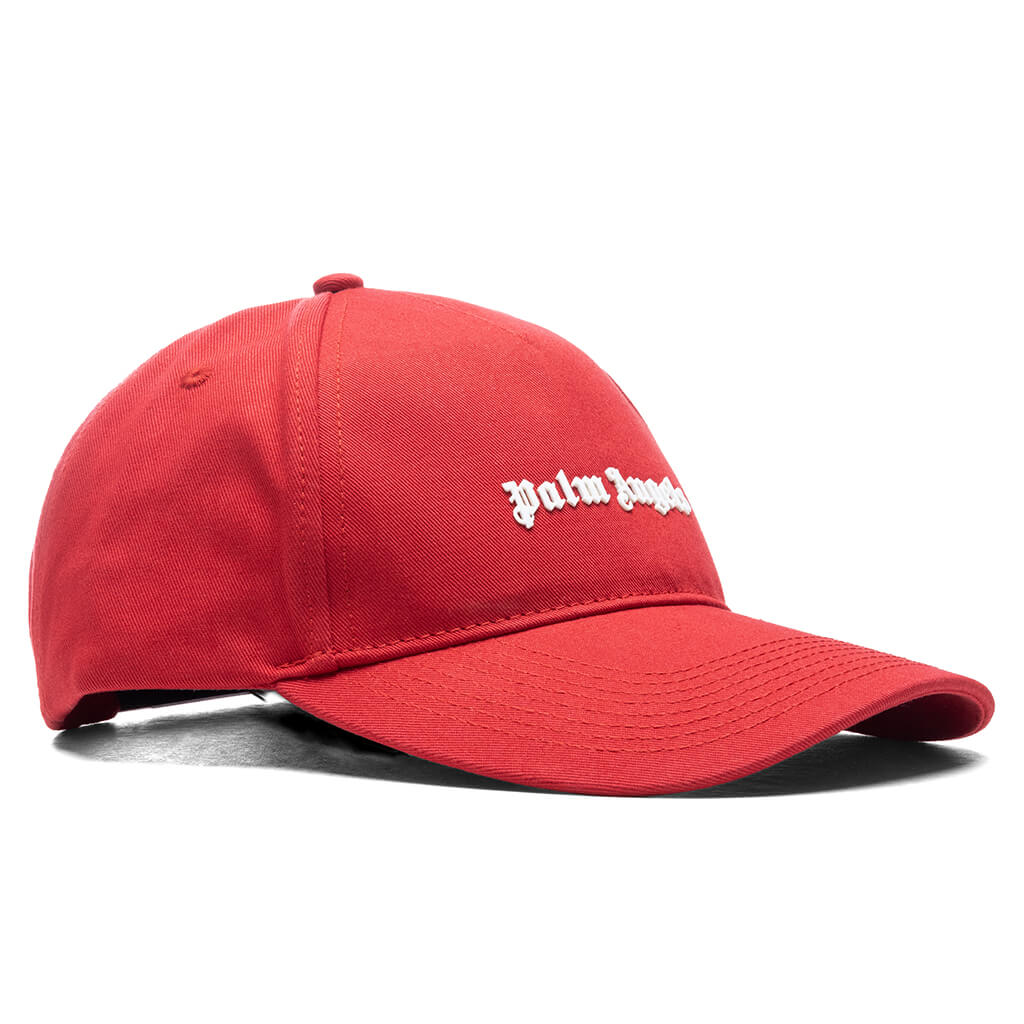 Classic Logo Cap Red Silver