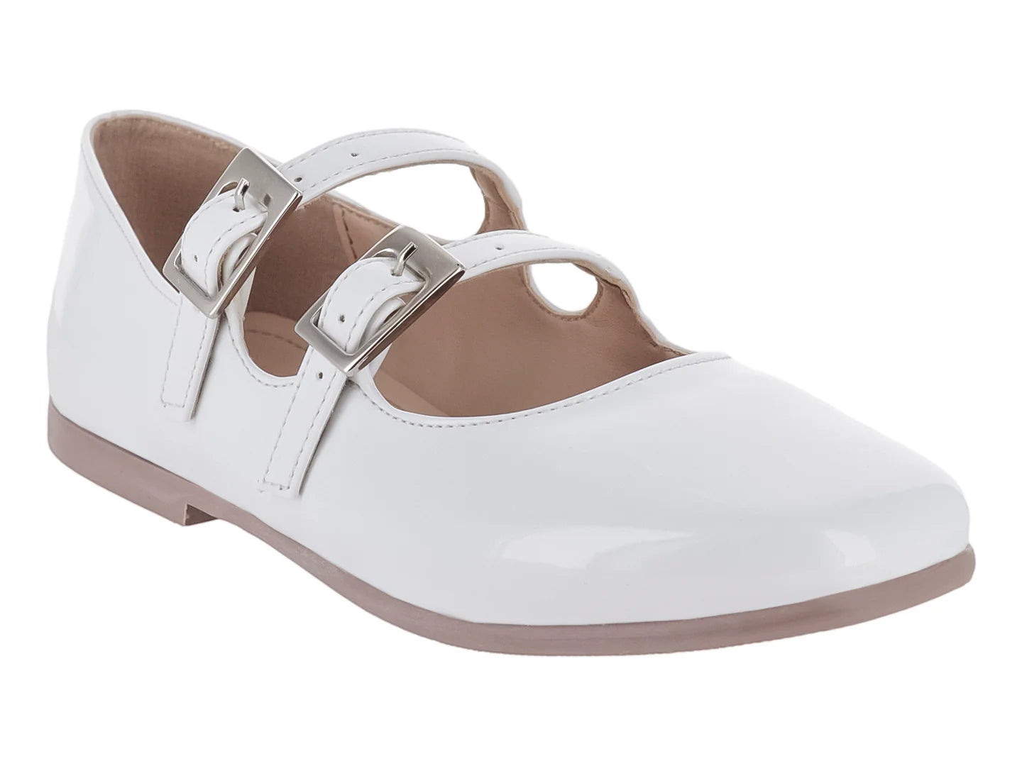 Zapatos Gabriela Charol Blanco para Niña