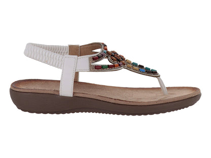 Sandalias ROZE Blancas para Mujer