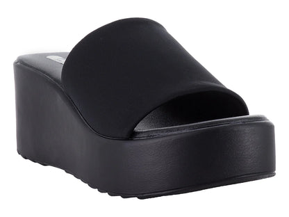 OYYI Sandalias Plataforma Negro para Mujer
