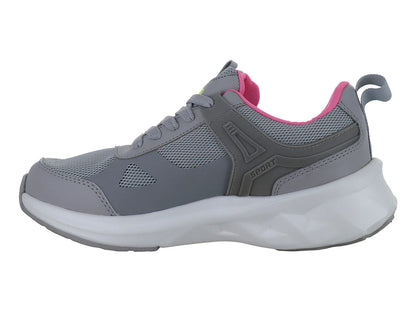Tenis STARS Gris Rosa Neón para Mujer
