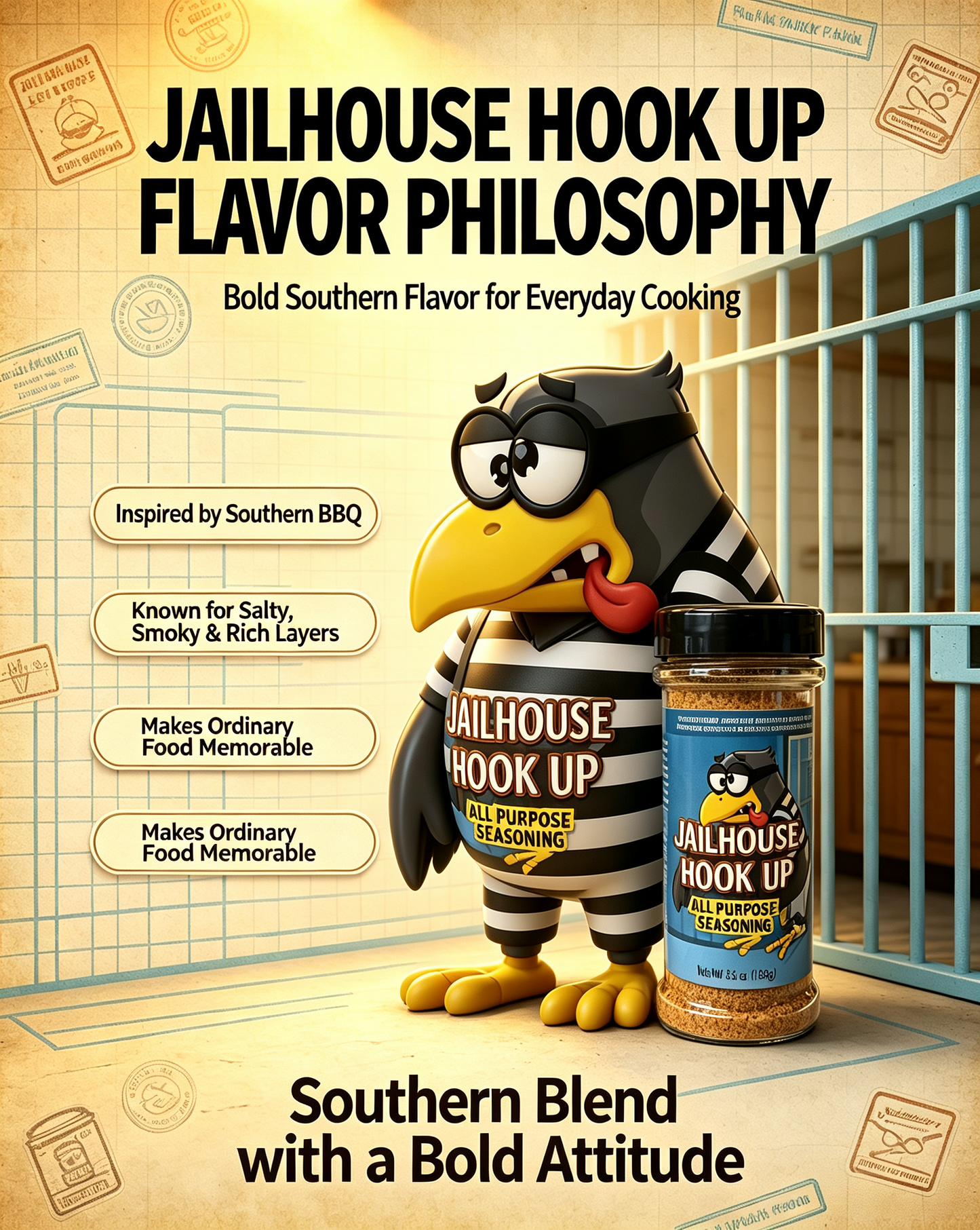 Southern All Purpose Seasoning Spice Blend For Grilling, Fries, Burgers & Ramen