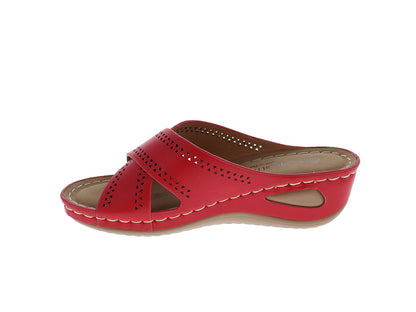 Sandalias Comfort Fit Rojas para Mujer
