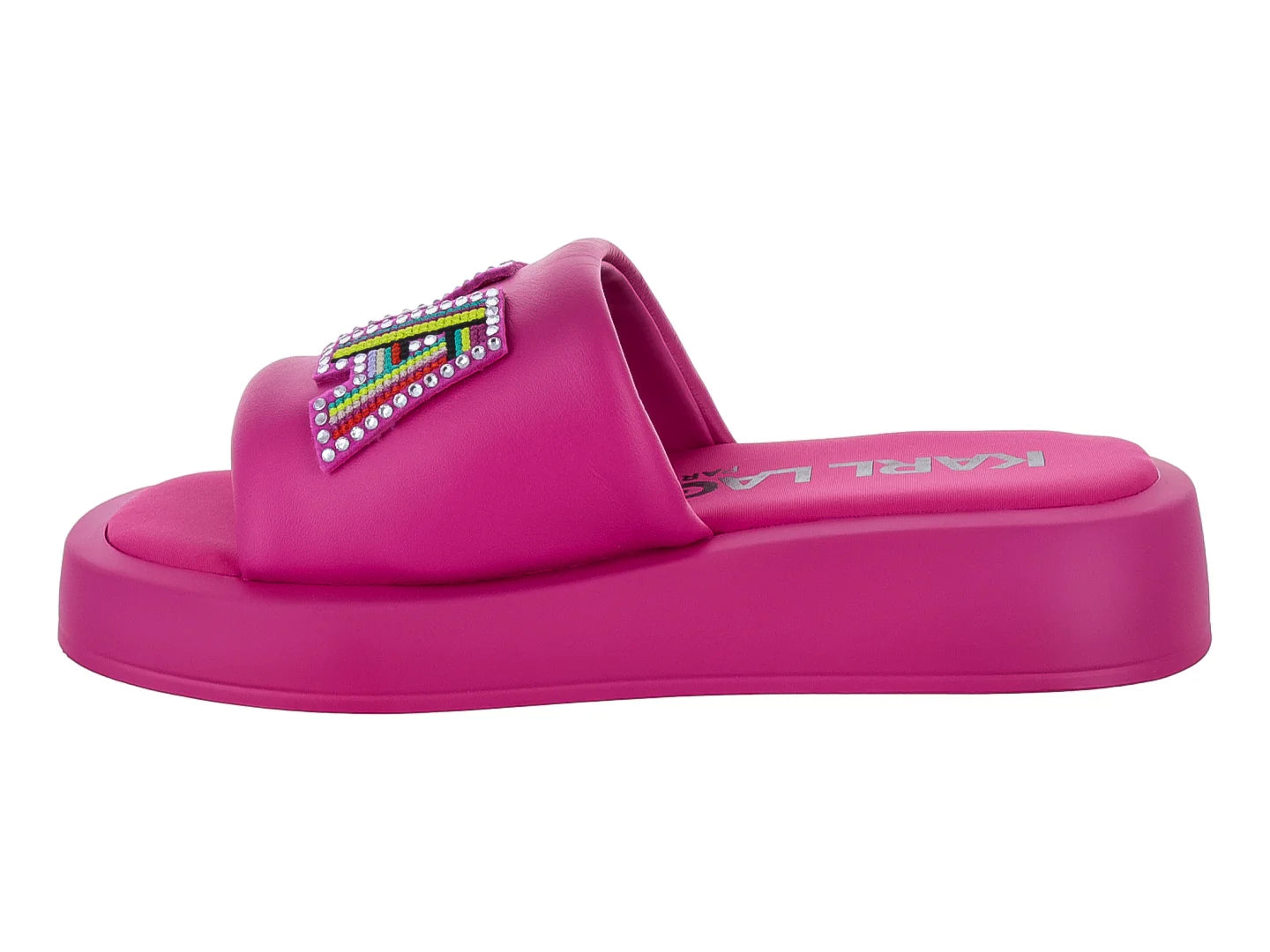 Sandalias Slide Karl Lagerfeld Color Rosa para Mujer