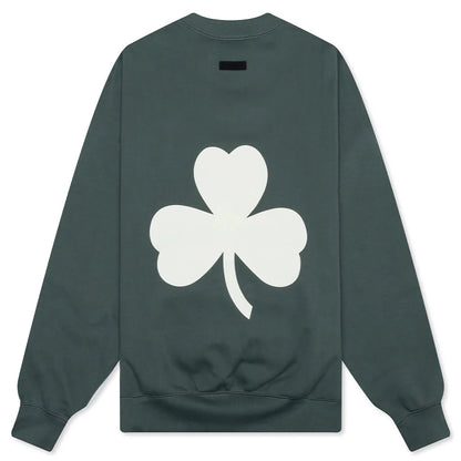 Fear of God Essentials x NBA Celtics Sport Crewneck Balsam Green