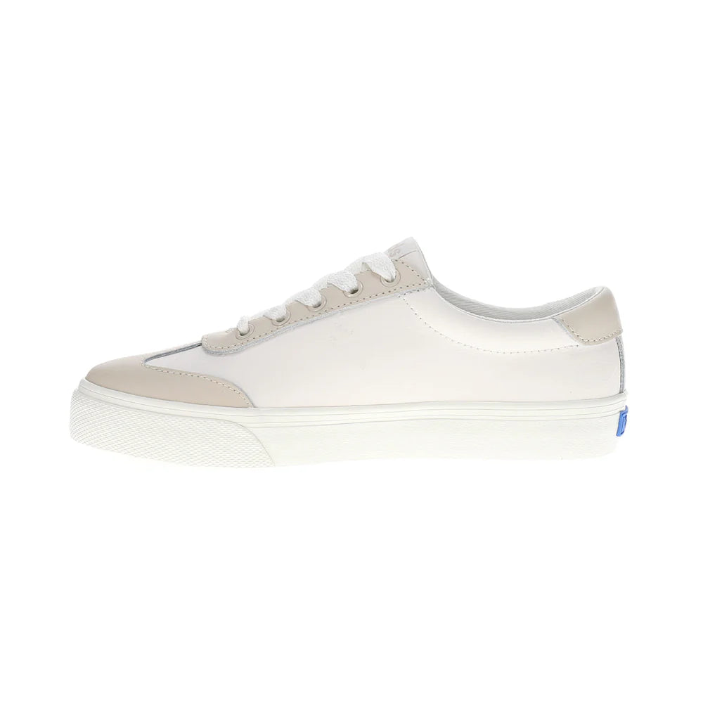 Jump Kick T-Toe Leather Lace Up Sneakers