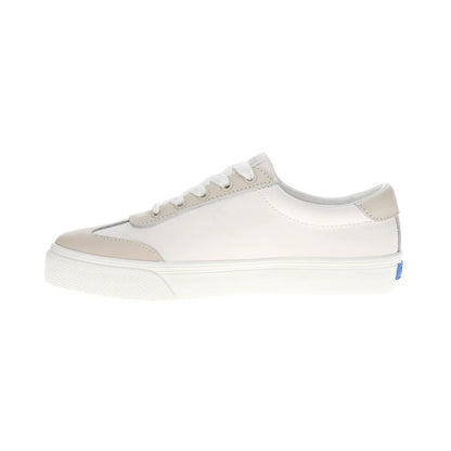 Jump Kick T-Toe Leather Lace Up Sneakers