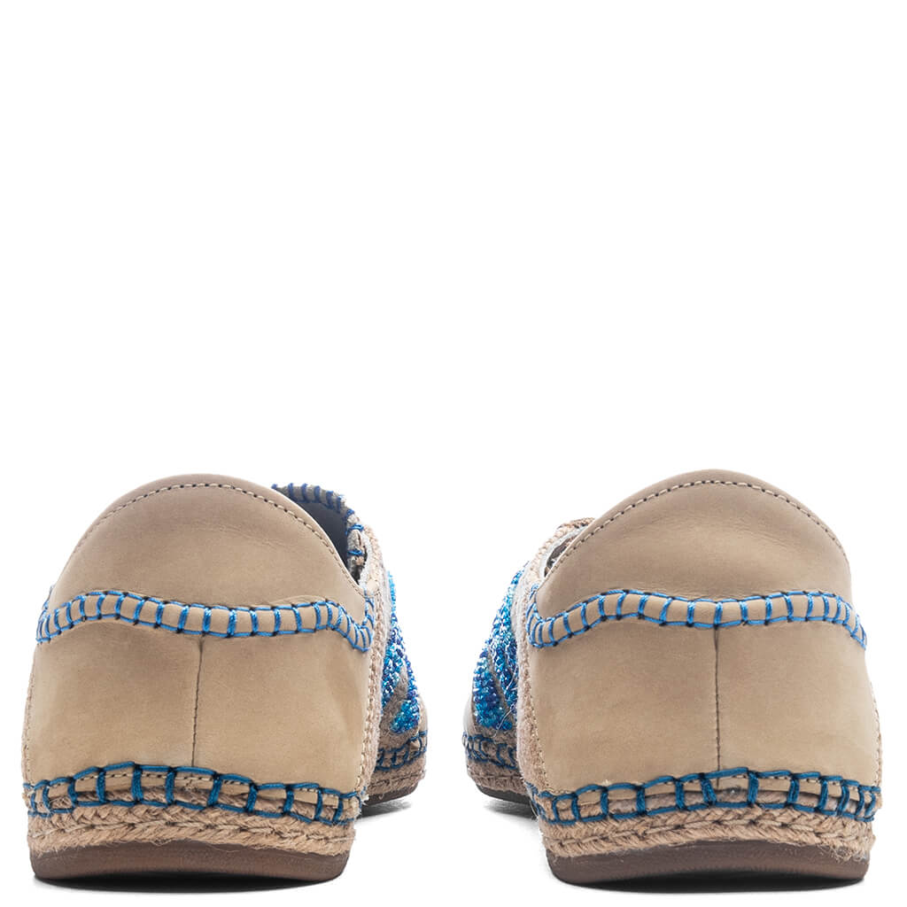 Adidas Originals x Clot Gazelle by EC Linen Khaki Light Blue Blue Bird