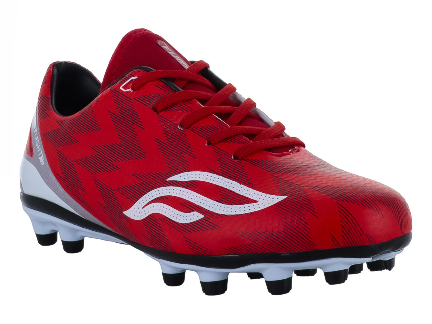 Tenis de Fútbol Furia Rojo y Blanco para Niño