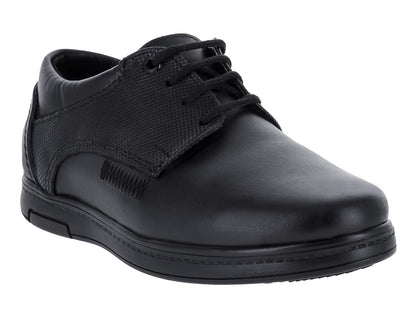 Zapatos Germany Negro de Cuero Napa para Niño