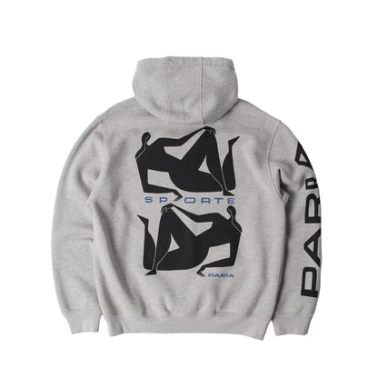 Parra Sporte Hooded Sweatshirt - Heather Grey