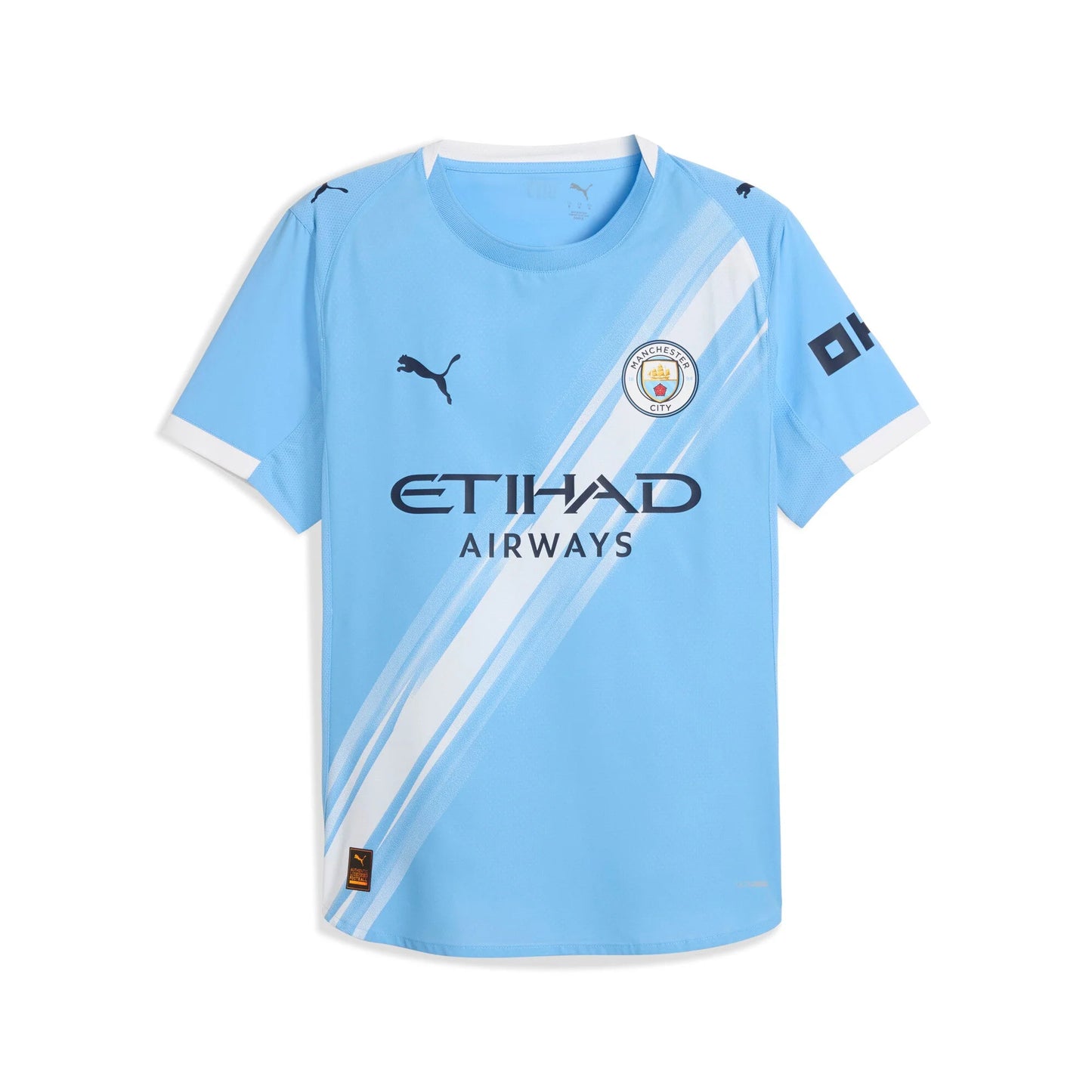 PUMA Manchester City Home Mens Soccer Jersey 25 26 Light Blue White