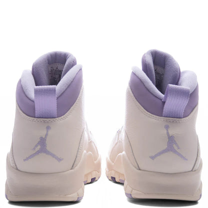 Womens Air Jordan 10 Retro Hydrangeas Chalk Wild Grape Hydrangeas