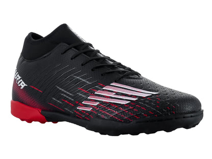 Tenis de Fútbol Furia 1515 Negro Rojo para Hombre