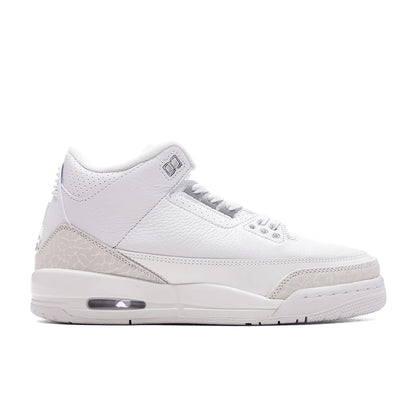 Air Jordan 3 Retro Pure Money GS White Metalic Silver