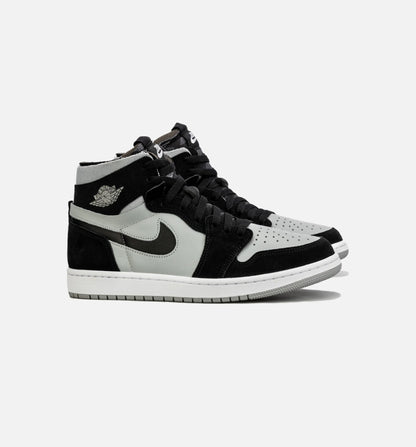 Air Jordan 1 Zoom CMFT Light Smoke Grey Mens Lifestyle Shoe Black Grey