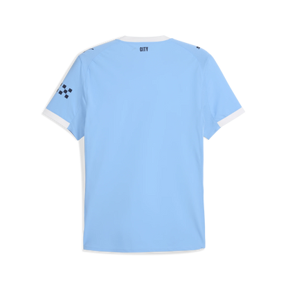 PUMA Manchester City Home Mens Soccer Jersey 25 26 Light Blue White