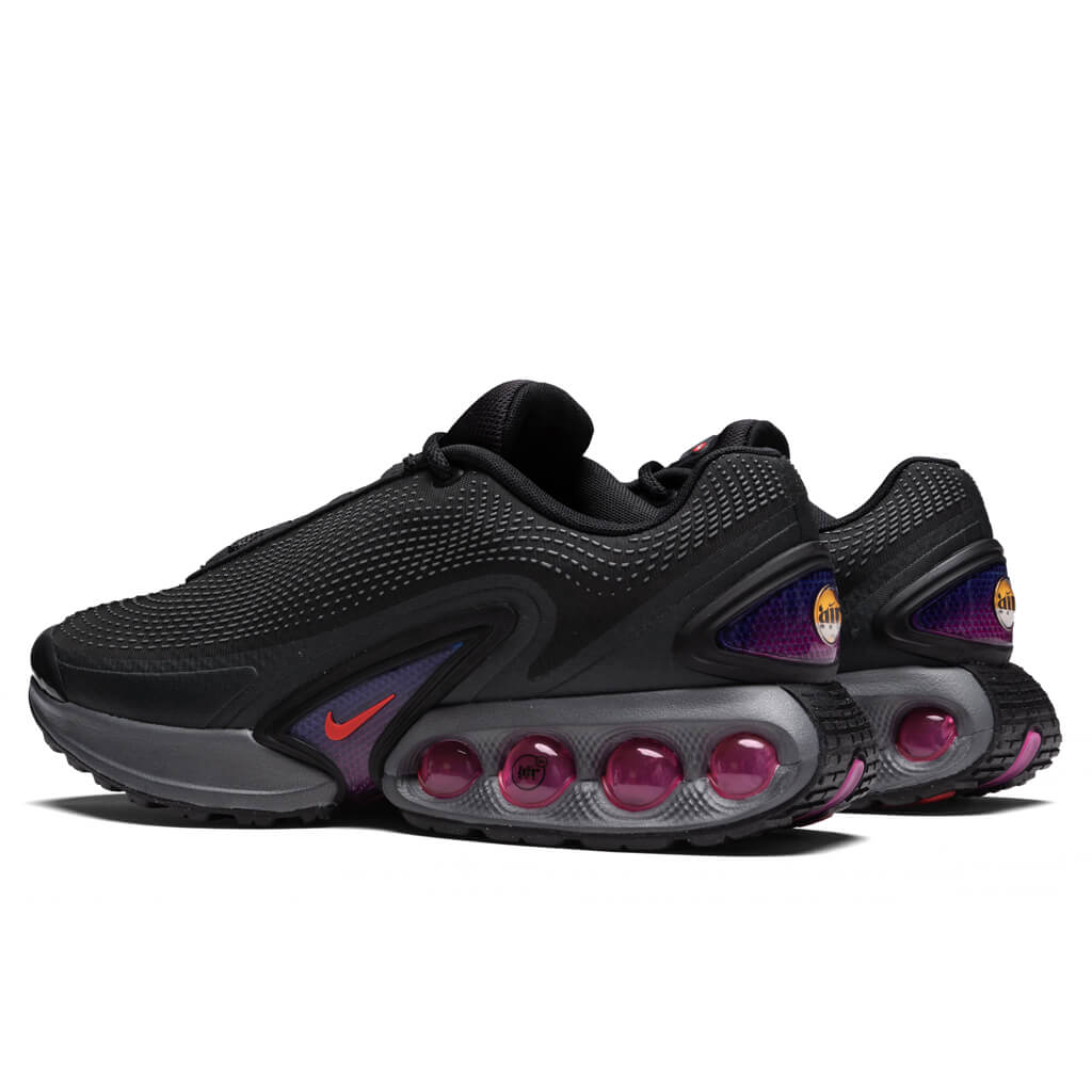Air Max DN All Night Black Light Crimson Dark Smoke Grey