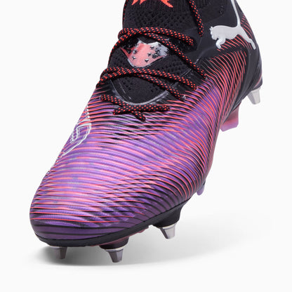 PUMA Future 8 Ultimate Mxsg Spft Ground Soccer Shoes Black White Glowing Red