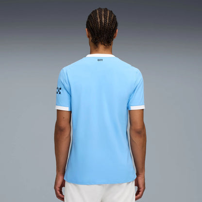 PUMA Manchester City Home Mens Soccer Jersey 25 26 Light Blue White
