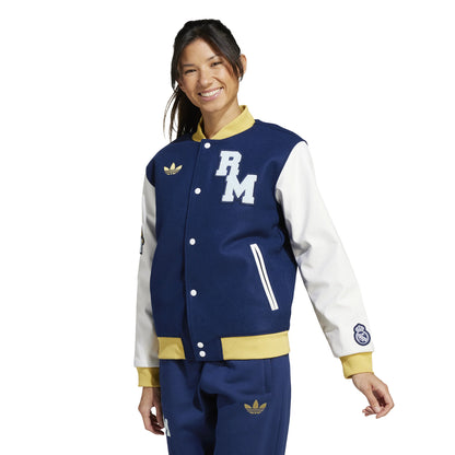 adidas Real Madrid Varsity Jacket Team Blue