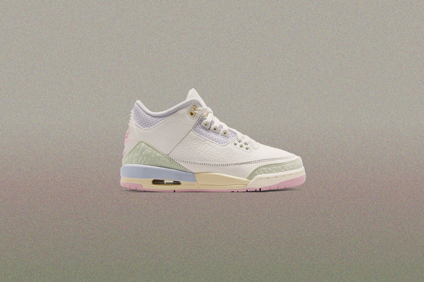 Air Jordan 3 Retro OG Spring is in the Air GS Sail Aura Jade Aura