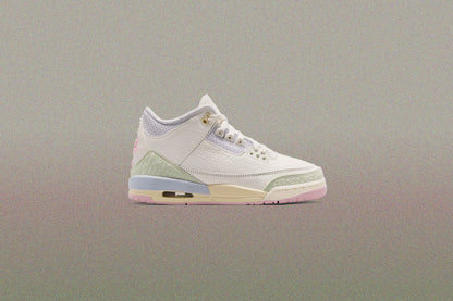 Air Jordan 3 Retro OG Spring is in the Air GS Sail Aura Jade Aura