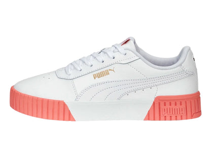 Tenis PUMA Carina 20 Blanco y Rosa para Mujer