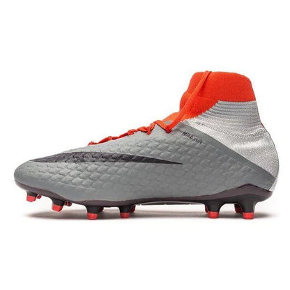 Nike Womens Hypervenom Phatal III Dynamic Fit FG Firm Ground Football Boot Grey Purple Orange