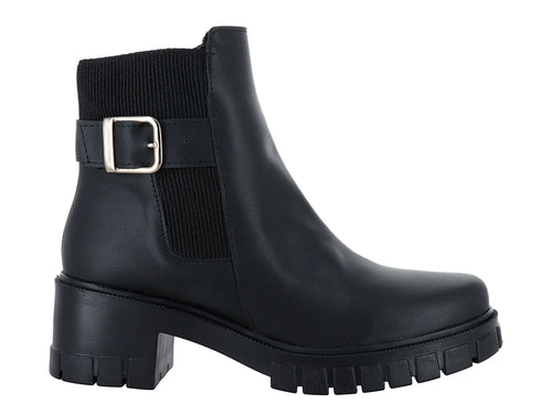 Botines Luna Rosa Negro para Mujer
