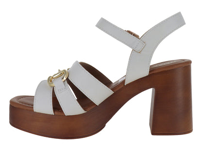Sandalias ROZE Blancas de Plataforma para Mujer