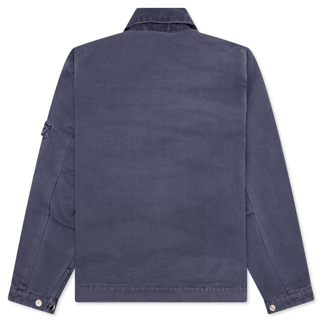 Twilled Bird Wheel Jacket Washed Blue