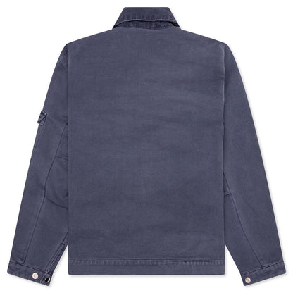 Twilled Bird Wheel Jacket Washed Blue