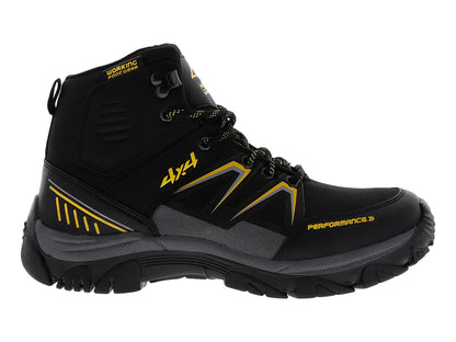Botas 4X4 Negro con Amarillo para Hombre